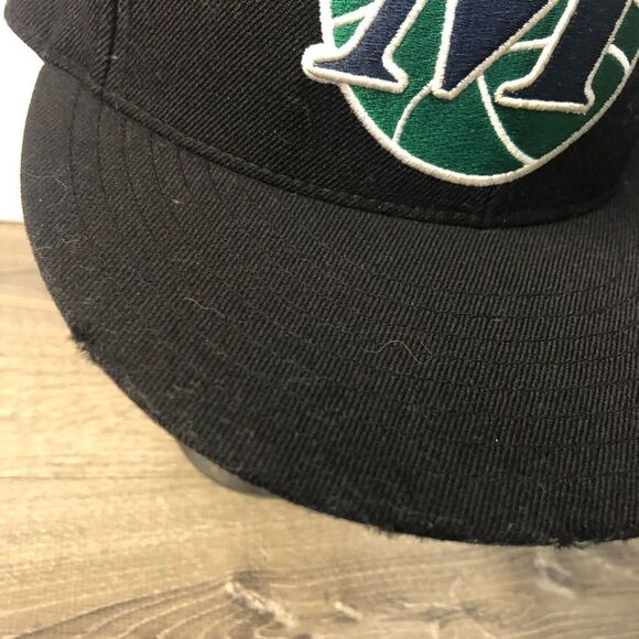 Dallas Mavericks Mitchell Ness NBA Hardwood Classics Fitted Hat Size 7 3/8 READ - Picture 3 of 10